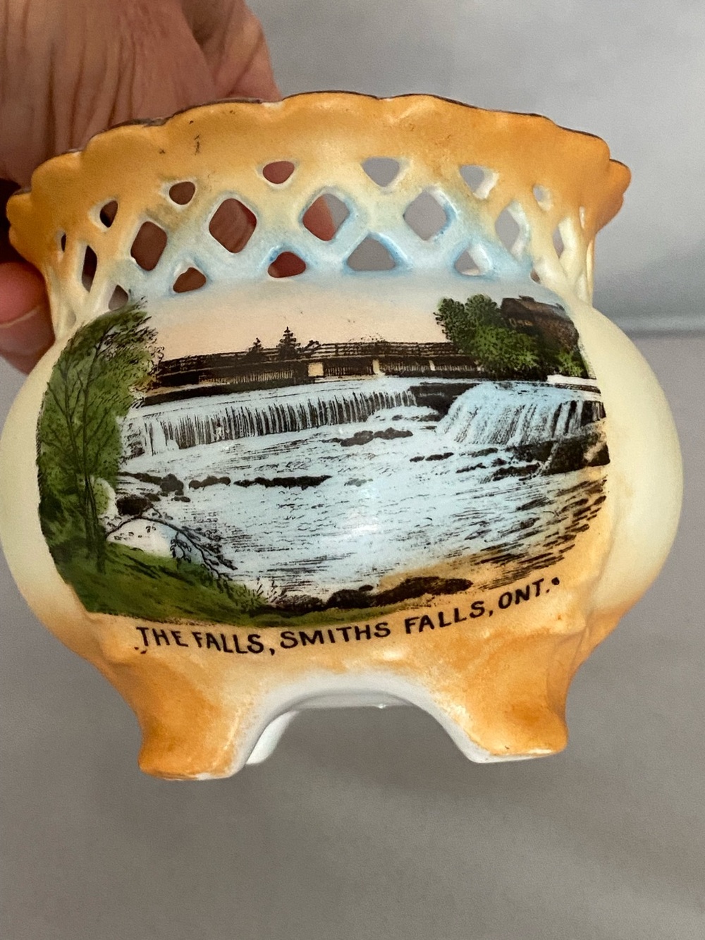 Vintage Smiths Falls Ceramic container